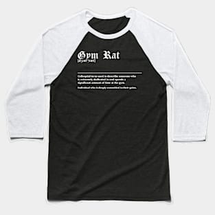 GYM RAT Baseball T-Shirt